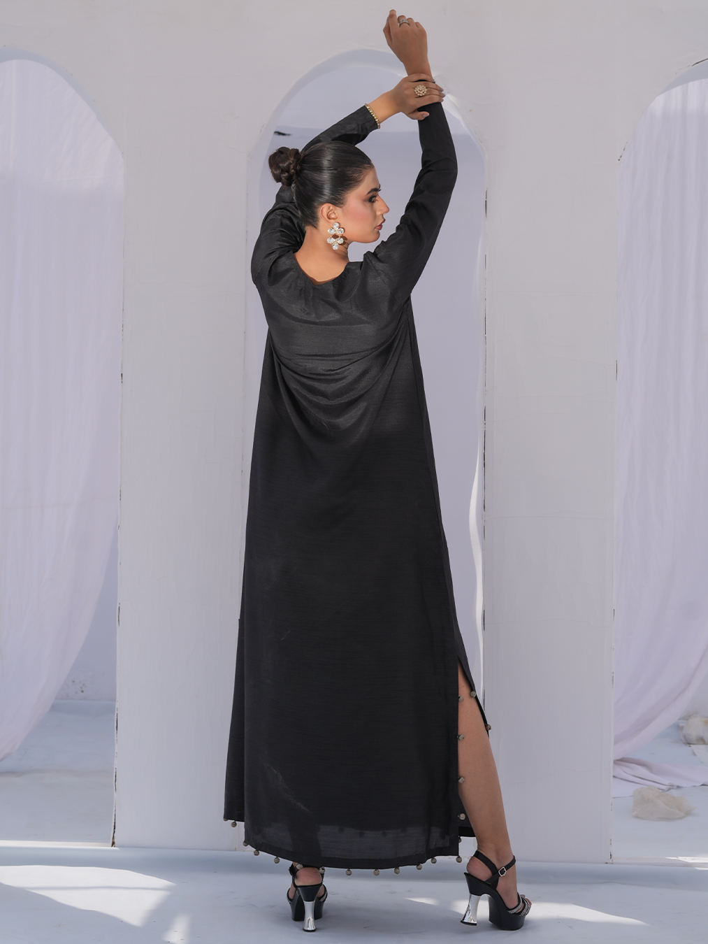 Black Kaftan N-03 - Image 3