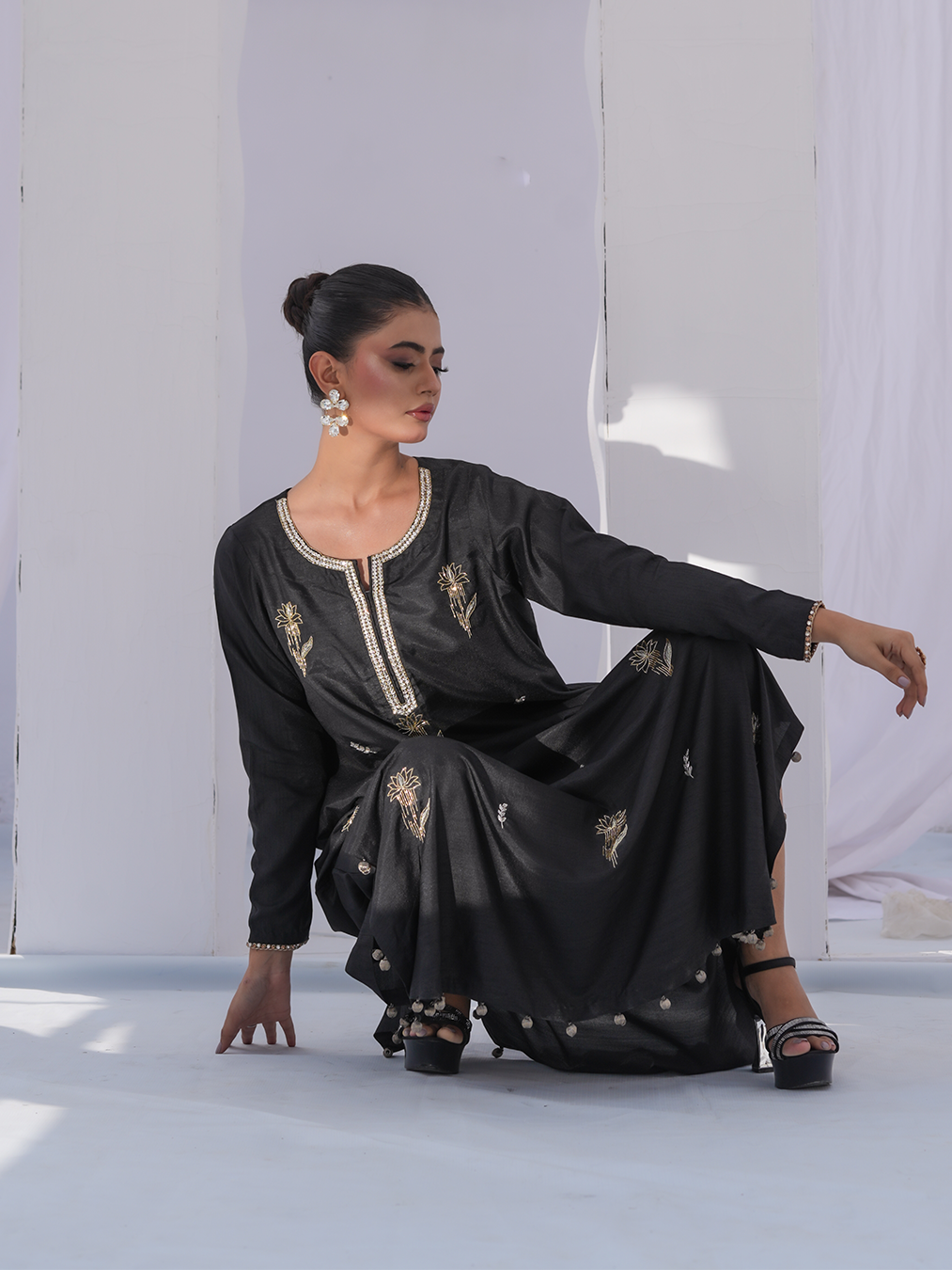 Black Kaftan N-03 - Image 5